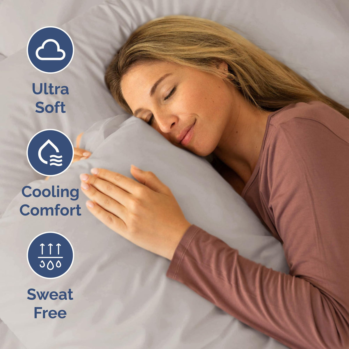 CGK Unlimited wrinkle-free finish indicating easy bed making and tidy linens