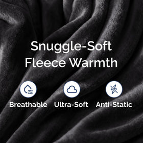CGK Unlimited double-stitched blanket design withstands regular use and washing.