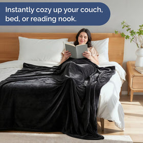 CGK Unlimited versatile couch-bed-travel blanket ideal for lounging at home or on the go.