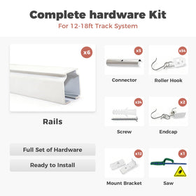 ChadMade mounting brackets provide robust support for ceiling or wall installations.