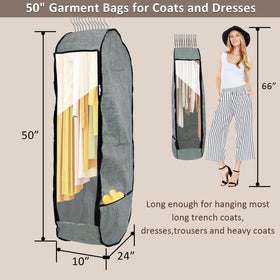 Chakera large 10-inch gusset garment bag for extra storage.