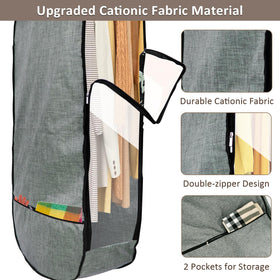 Chakera top-hanger hole design fits standard hangers.