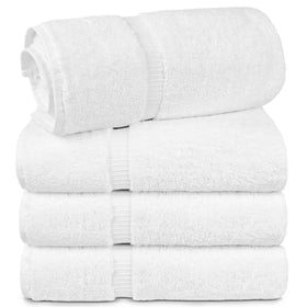 Chakir Turkish Linens bath towels 30x60 white close-up, plush softness and high absorbency.