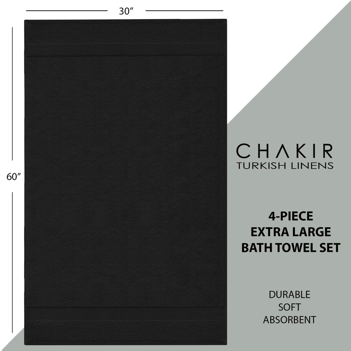 Chakir Turkish Linens care-friendly towel helps preserve plush feel over time.