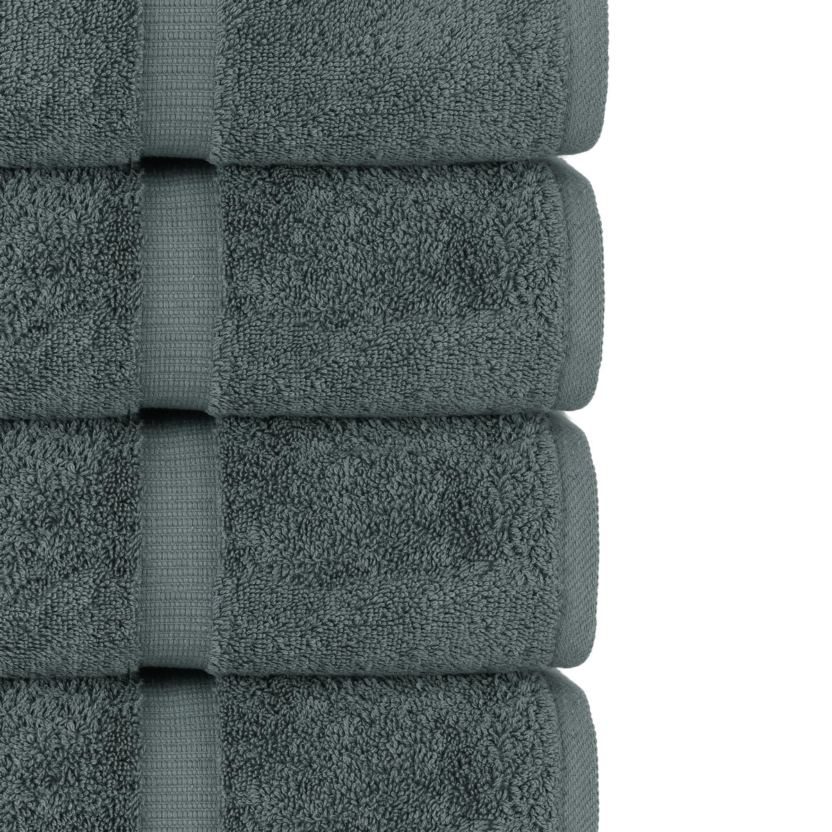 Chakir Turkish Linens towels with double-stitched hem, built to withstand frequent washing.