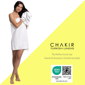 Chakir Turkish Linens towels feature a durable double-stitched hem.
