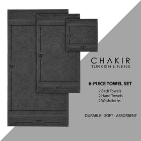 Chakir Turkish Linens gift-ready towel set perfect for housewarmings or holidays.
