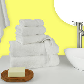 Chakir Turkish Linens hand towels provide quick-drying comfort for guest bathrooms.