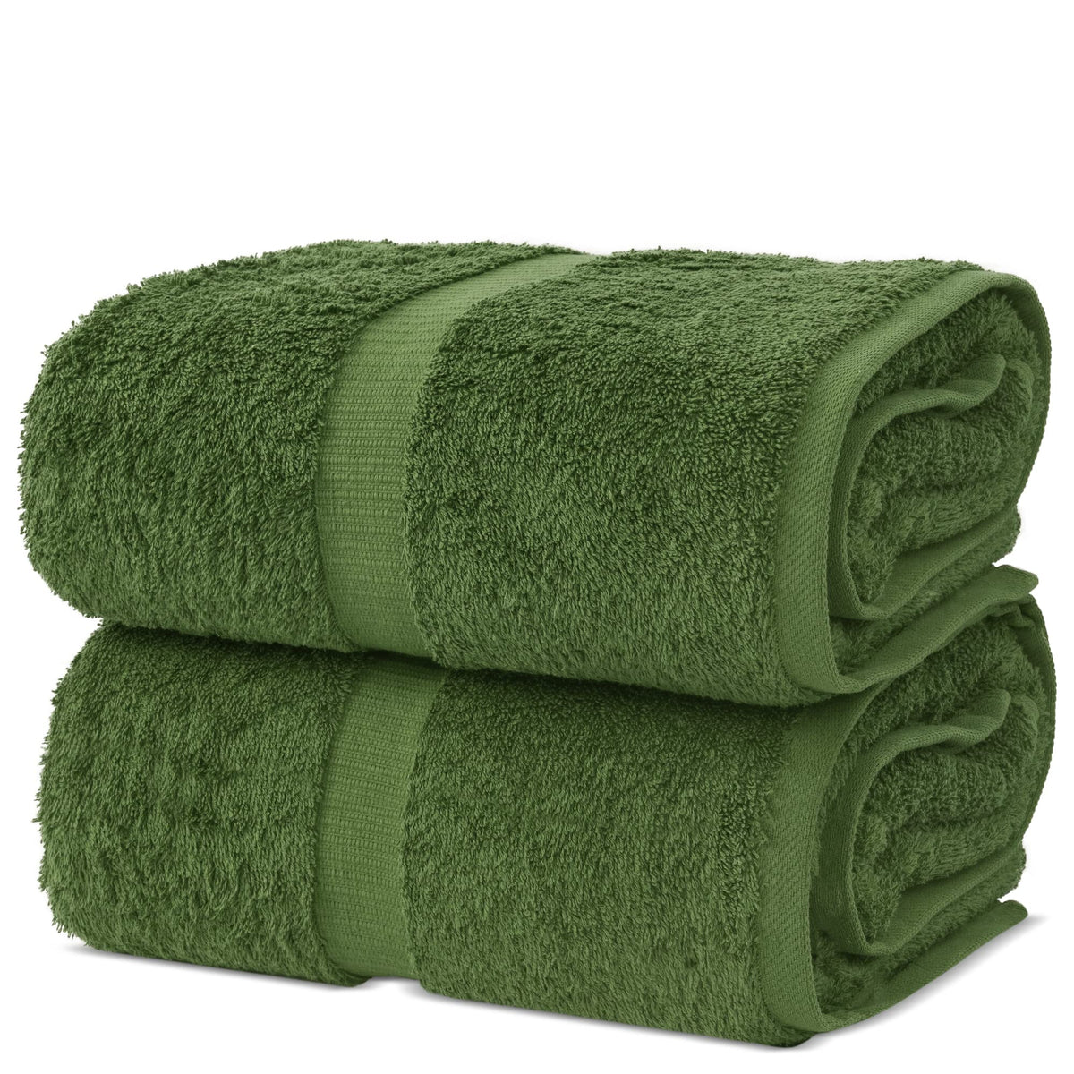 Chakir Turkish Linens moss bath sheet 35x70 for comfortable after-shower wrapping.