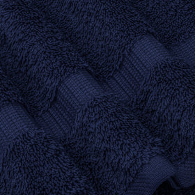 Chakir Turkish Linens navy gift-ready towels invite gifting with premium bath luxury.