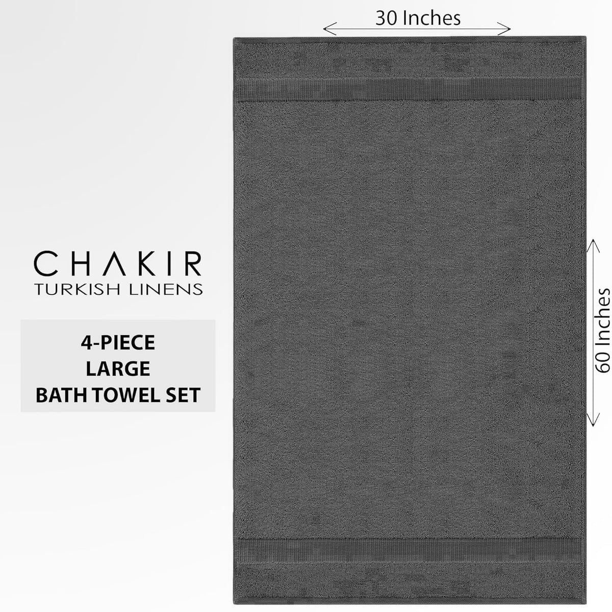Chakir Turkish Linens OEKO-TEX certification badge emphasizes safe, chemical-free fabric