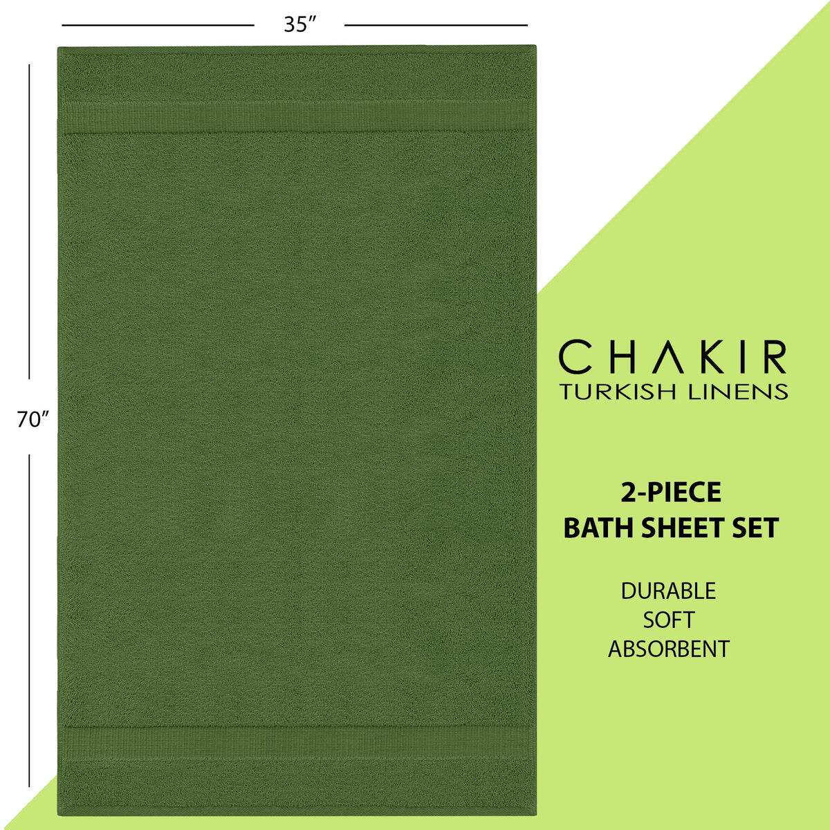 Chakir Turkish Linens OEKO-TEX certified label ensures safe materials.