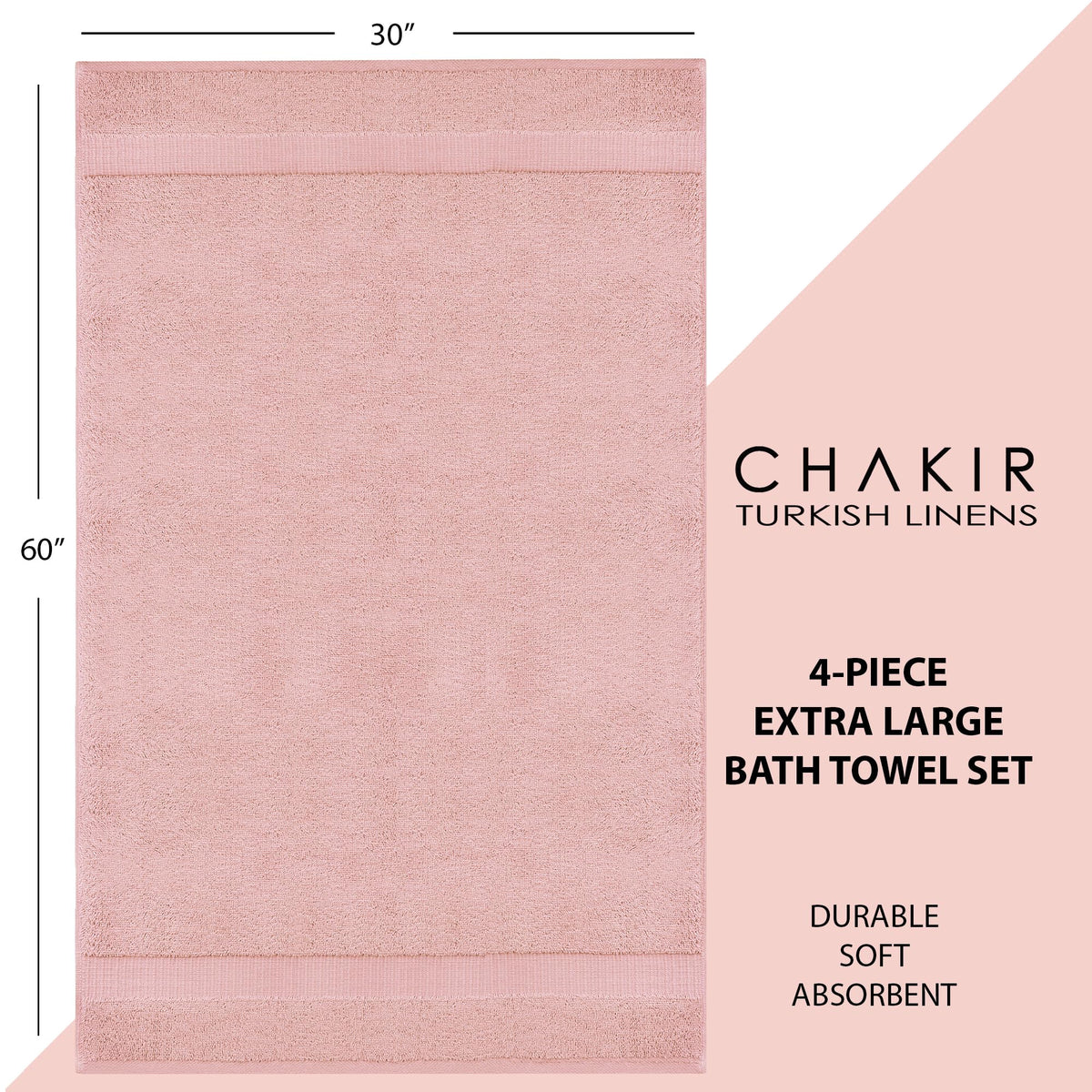 Chakir pink towel set gift-ready packaging—perfect present for housewarming or holidays.