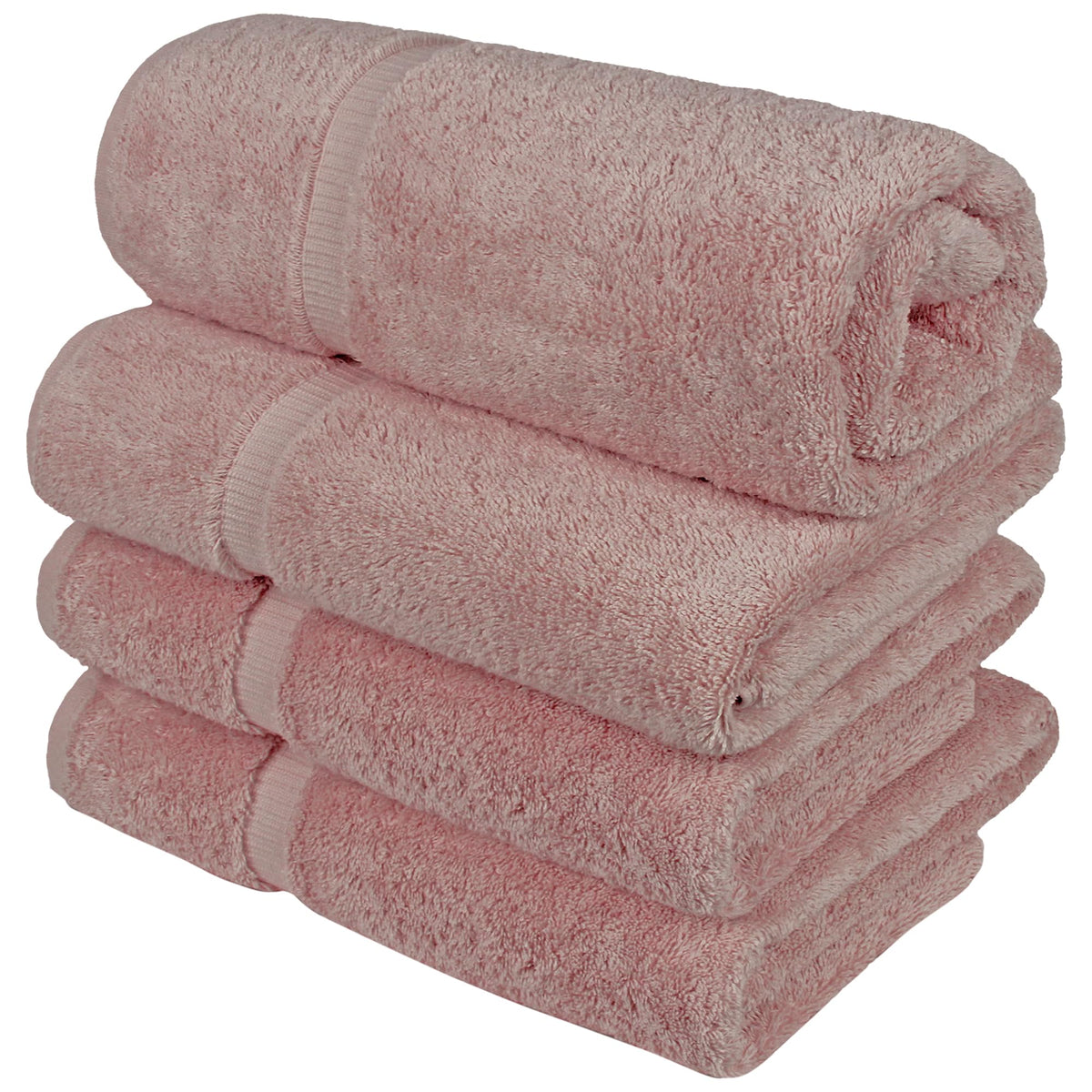 Chakir pink hand towels 16in x 30in—soft, durable daily use.
