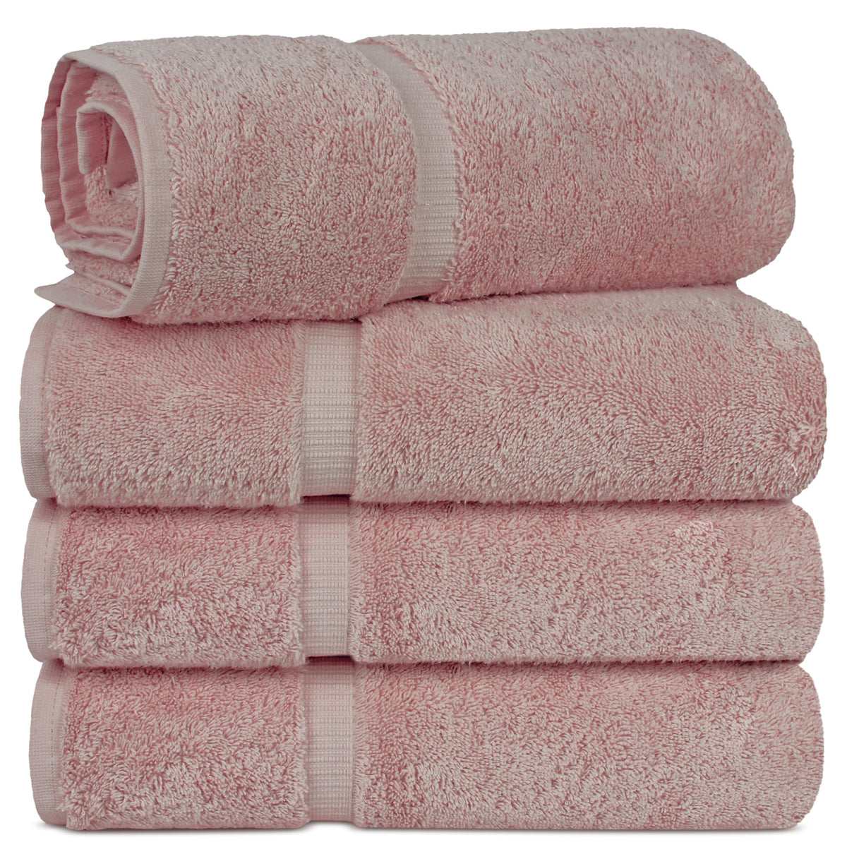 Chakir Turkish Linens pink towel set—luxury bathroom upgrade for daily comfort.