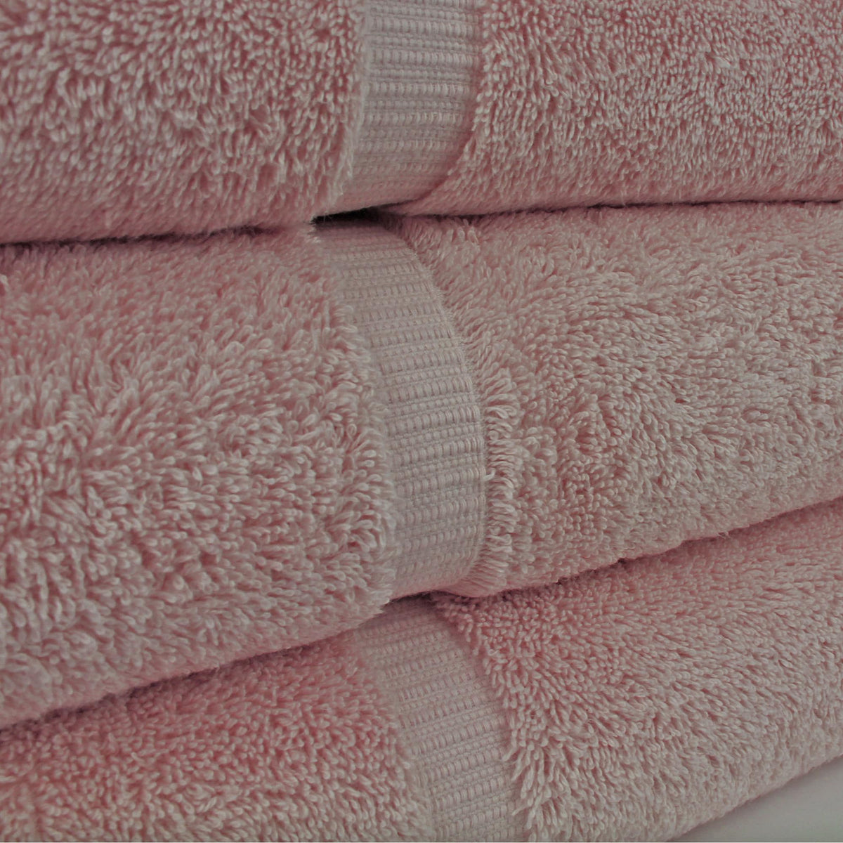 Chakir pink washcloths 13in x 13in—gentle exfoliation for face and body.
