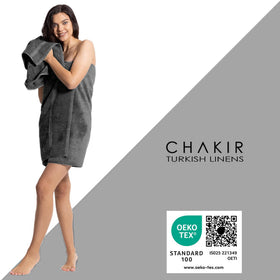 Chakir Turkish Linens soft absorbent cotton texture for spa like comfort