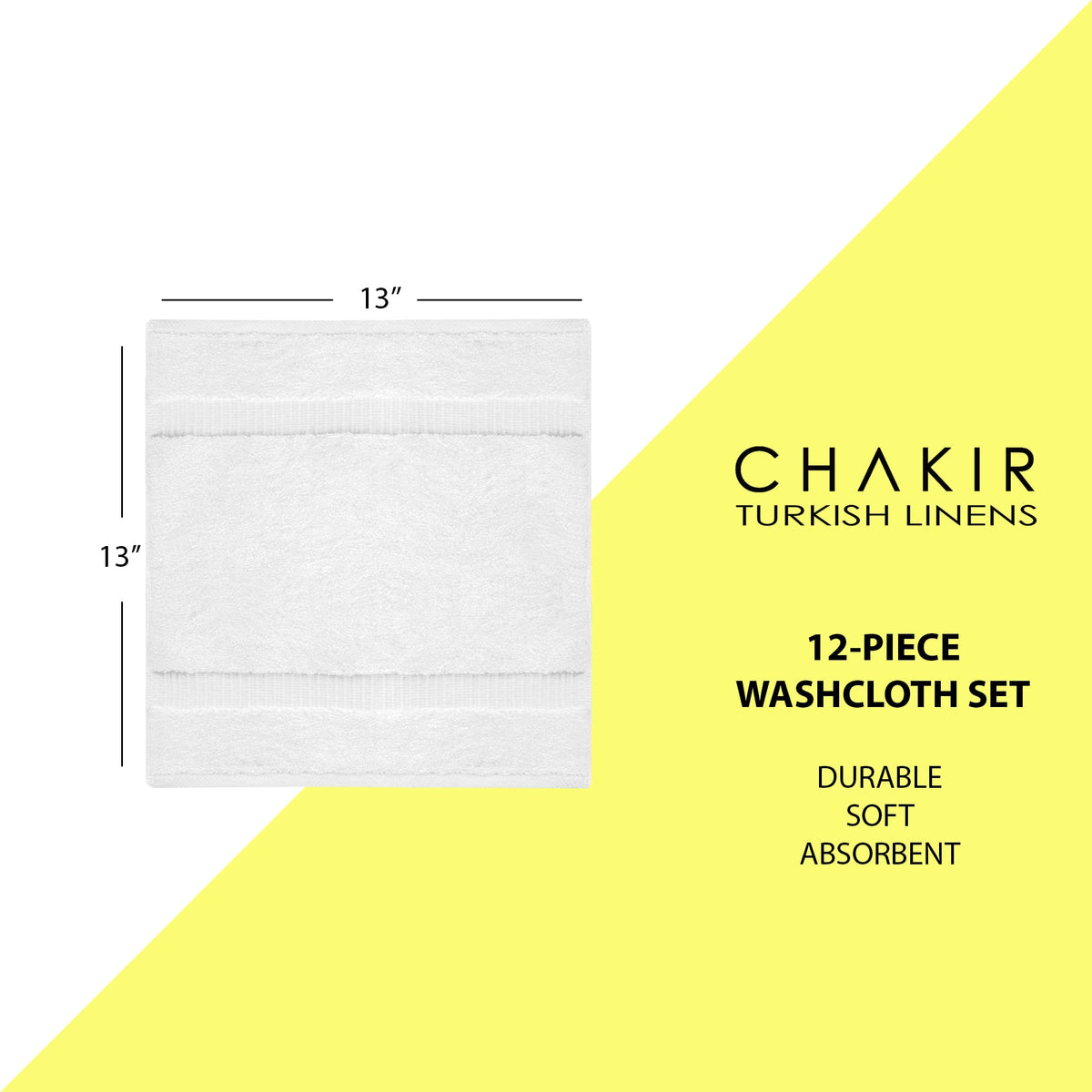 Chakir Turkish Linens OEKO-TEX certified washcloths safe for family use