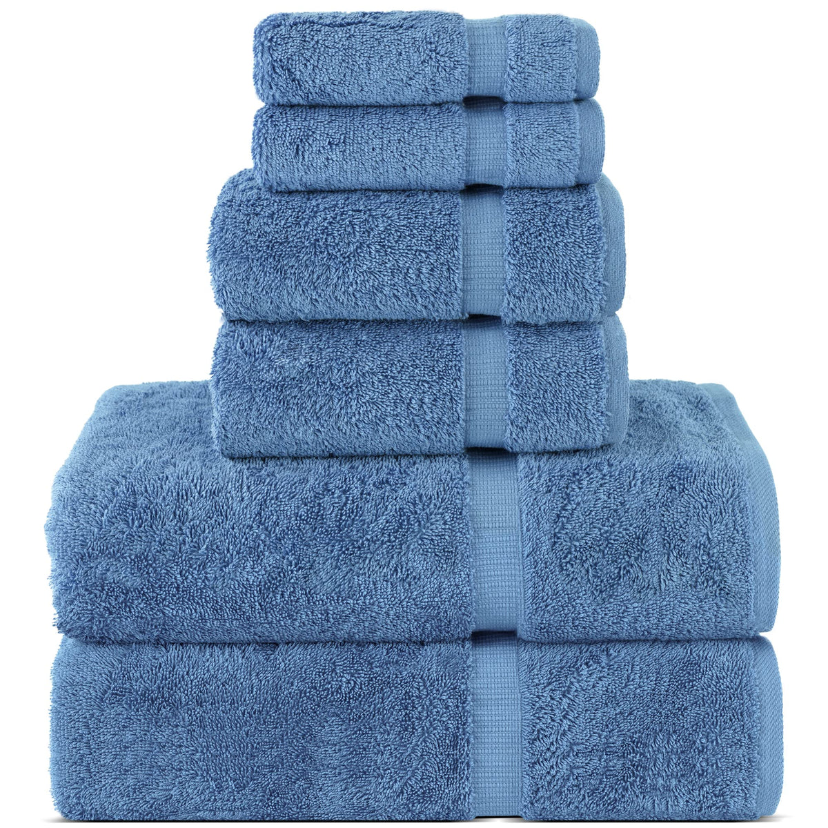 Chakir Turkish Linens wedgewood bath towels with plush softness and high absorbency