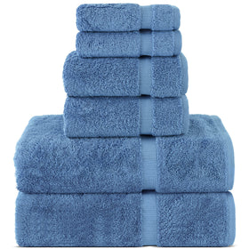 Chakir Turkish Linens wedgewood bath towels with plush softness and high absorbency