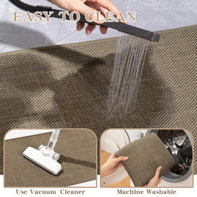 chakme easy-clean bath mat cleans with rinse and air dry