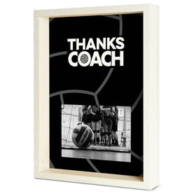 ChalkTalkSPORTS volleyball coach frame with signature-ready glass for team autographs.