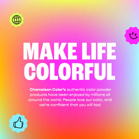 Chameleon Colors 100g navy powder packet with bold contrast for color wars