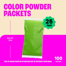 Chameleon Colors 100g yellow powder packet brightening outdoor events