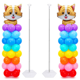 Chamvis balloon column base stand provides stable centerpiece foundation.