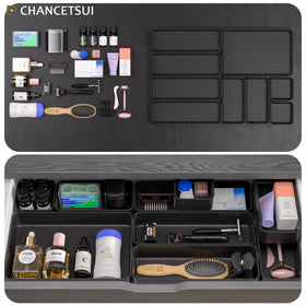 CHANCETSUI kitchen-drawer-organizers compact and stackable for clutter-free utensil storage