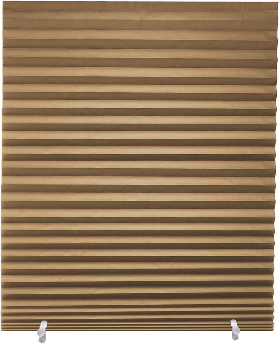 Changshade six-pack pleated paper shades ready to cut for privacy and light control.