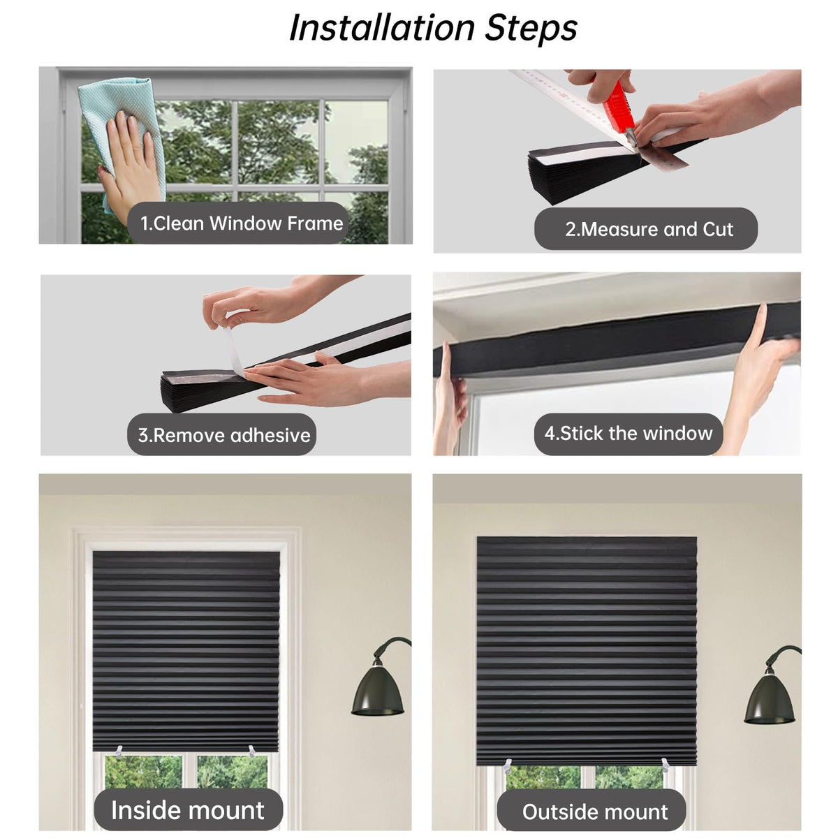 Changshade six shades in one box cover multiple rooms for versatile temporary shade.