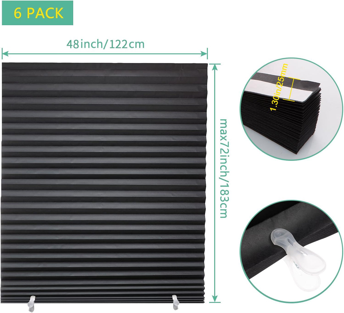 Changshade adhesive-free installation using 3M tape for quick mounting.