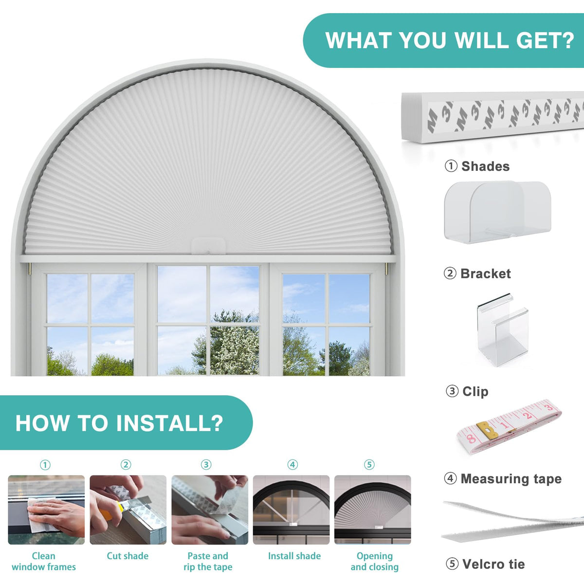 Changshade cellular honeycomb design provides insulation and noise reduction.