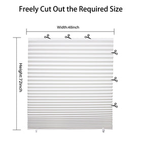 Changshade cordless pleated blind ensures safe use around kids and pets.