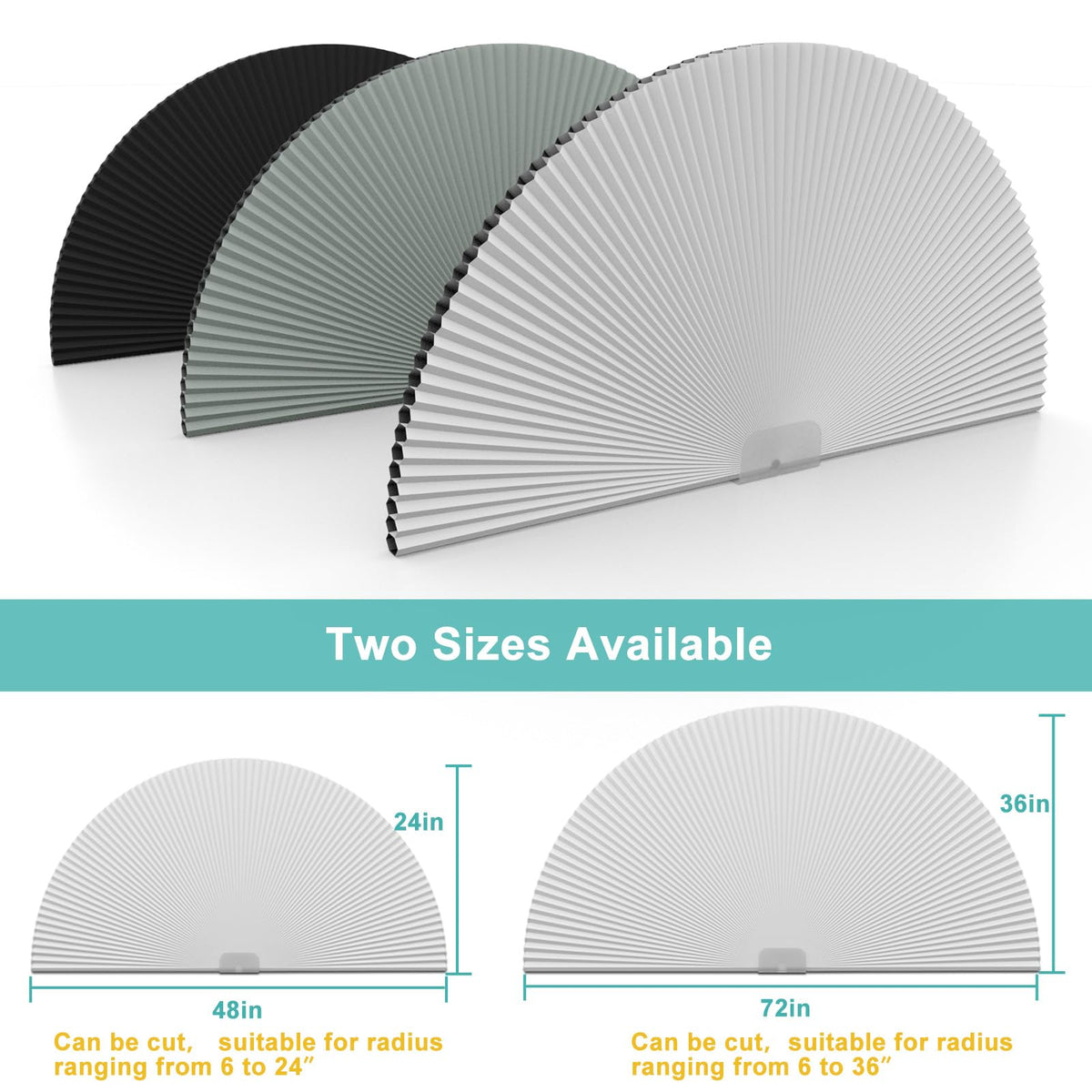 Changshade easy-installation kit with double-sided tape for tool-free mounting