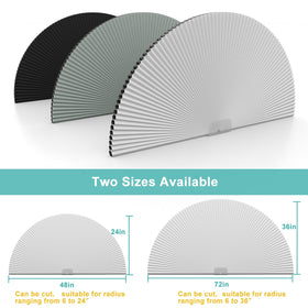 Changshade easy-installation kit with double-sided tape for tool-free mounting