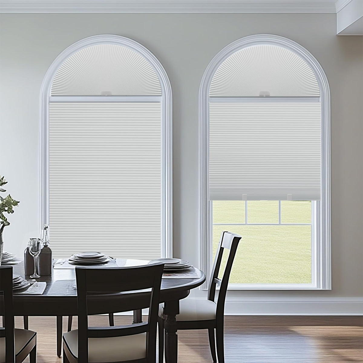 Changshade blackout shades help keep rooms cooler in summer and warmer in winter.