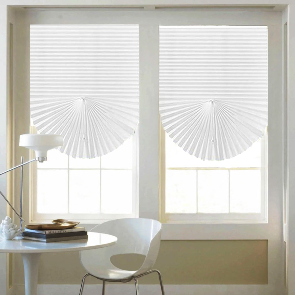 Changshade privacy-uv-protection paper blind offers daytime privacy and UV shielding.