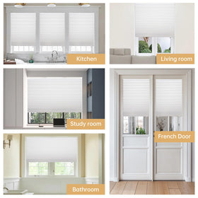 Changshade 36x72 white blinds create clean, cohesive windows.