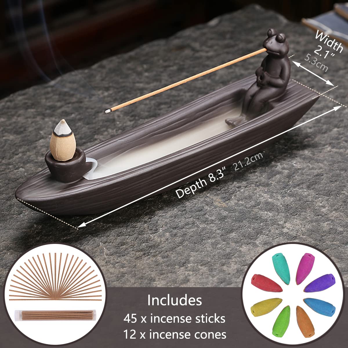 ChangWanna 45-stick incense pack ready to use for quick ambiance.