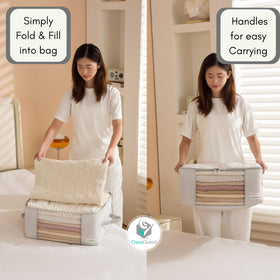Breathable oxford fabric bags protecting clothes from dust and moisture