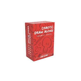 CHAOTIC DRAW ALONG prompt cards deck for spontaneous doodles and inspiration