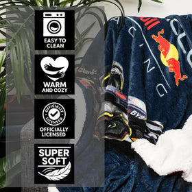 Character World F1 Oracle Red Bull throw in gift-ready packaging for fans.
