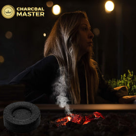 Charcoal Master durable, chemical-free disks for safe use.