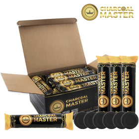 Charcoal Master smoke-free, smooth flame for reliable ignition.