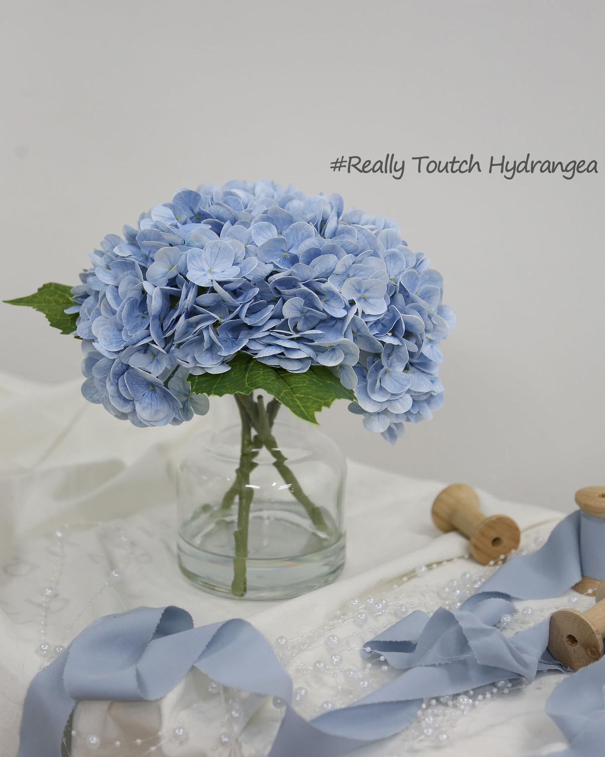 CHASMILE soft-touch hydrangea flowers with realistic texture and color.