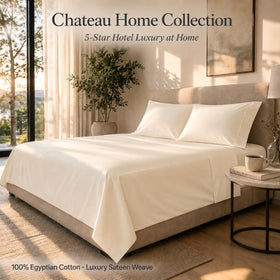 CHATEAU HOME COLLECTION 800TC queen sheets breathable Egyptian cotton enhance comfort