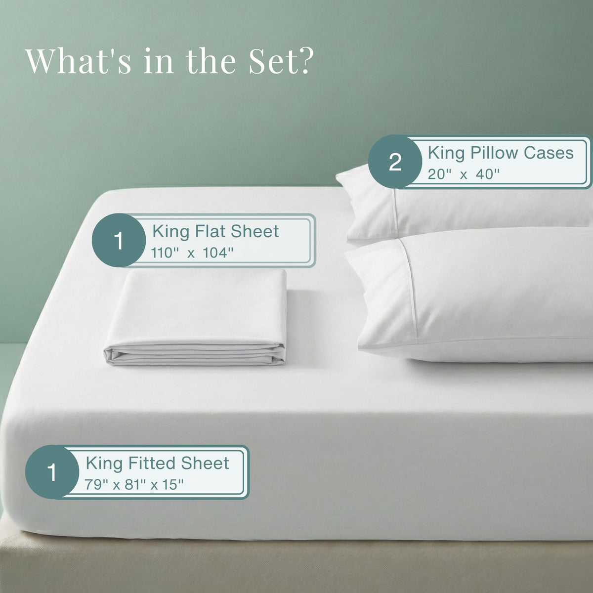 CHATEAU HOME COLLECTION 800TC sateen weave sheets offering durable hotel-quality feel.