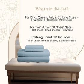 CHATEAU HOME COLLECTION queen fitted sheet with 15inch deep pocket for secure fit